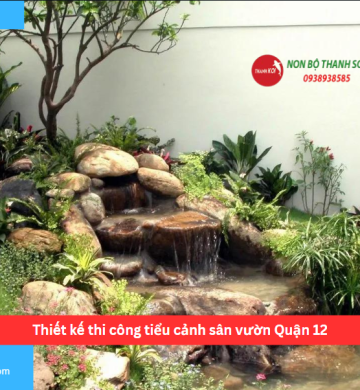 Thiết kế thi công tiểu cảnh sân vườn Quận 12