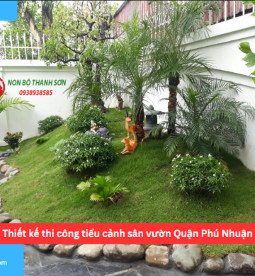 Thiết kế thi công tiểu cảnh sân vườn Quận Phú Nhuận