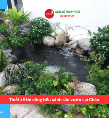 Thiết kế thi công tiểu cảnh sân vườn Lai Châu
