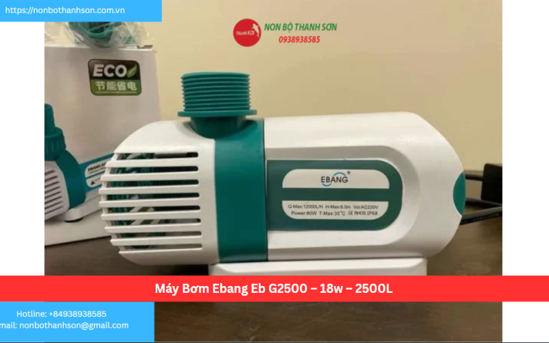 Máy Bơm Ebang Eb G2500 – 18w – 2500L
