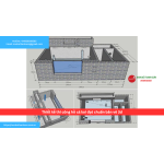Thiết kế thi công hồ cá koi đạt chuẩn bản vẽ 3d