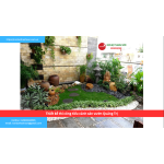 Bảng báo giá thiết kế thi công tiểu cảnh sân vườn Quảng Trị